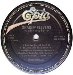 Shakin' Stevens - The Bop Won't Stop (Vinyl)