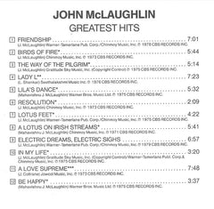 John McLaughlin - Greatest Hits (CD) Image