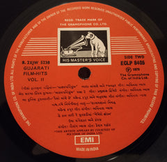 Various - Gujarati Film Hits - II (Vinyl) Image