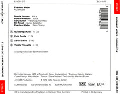Eberhard Weber - Fluid Rustle (CD)