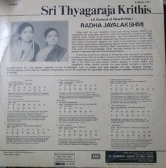 Radha Jayalakshmi - Sri Thyagaraja Krithis (Vinyl)