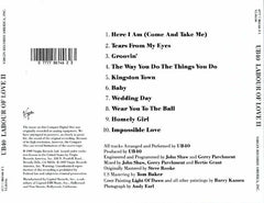 UB40 - Labour Of Love II (CD) Image