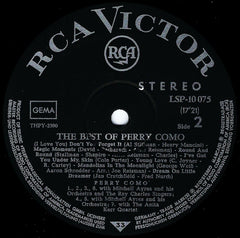 Perry Como - The Best Of Perry Como (Vinyl) Image