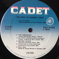 Ramsey Lewis - The Best Of Ramsey Lewis (Vinyl) Image