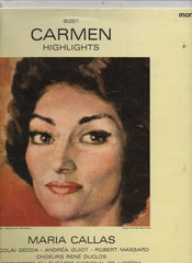 Georges Bizet - Maria Callas, Nicolai Gedda, Robert Massard, Andréa Guiot, Les Chœurs René Duclos, Orchestre National De L'Opéra De Paris, Georges Prêtre - Carmen (Extraits) (Vinyl) Image