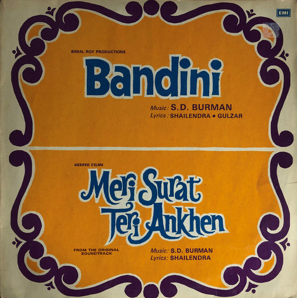 S. D. Burman - Bandini / Meri Surat Teri Ankhen (Vinyl) Image