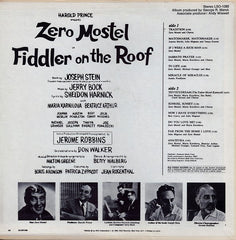 Various - Zero Mostel In Fiddler On The Roof (The Original Broadway Cast Recording) (Vinyl)