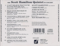Scott Hamilton Quintet, The - In Concert (CD) Image