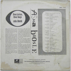 Asha Bhosle - Great Artiste, Great Songs (Vinyl)