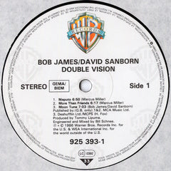 Bob James / David Sanborn - Double Vision (Vinyl) Image