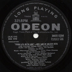 Lata Mangeshkar - From Lata With Love - Her Twelve Golden Hits (Vinyl) Image