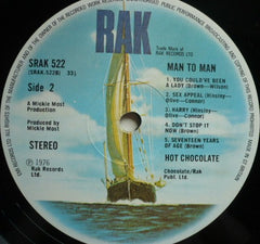 Hot Chocolate - Man To Man (Vinyl)