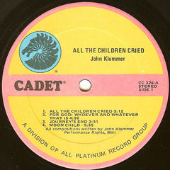John Klemmer - All The Children Cried (Vinyl)