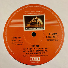 Nikhil Banerjee - Raga Soheni / Raga Megh (Vinyl)