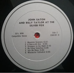 Johnny Eaton, Billy Taylor, Jr. - At the Silver Fox (Vinyl)