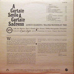 Astrud Gilberto / Walter Wanderley - A Certain Smile A Certain Sadness (Vinyl)