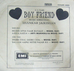 Shankar-Jaikishan - Boy Friend (45-RPM) Image
