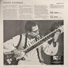 Nikhil Banerjee - Raga Soheni / Raga Megh (Vinyl)