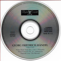 Georg Friedrich Händel - Water Music Suites 1&2 / Firework Music (CD) Image