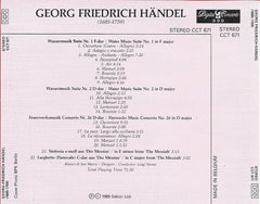 Georg Friedrich Händel - Water Music Suites 1&2 / Firework Music (CD) Image