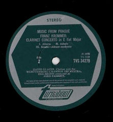 František Vincenc Kramář - Krommer, Leopold Koželuh - Music From Prague, Volume II (Vinyl) Image