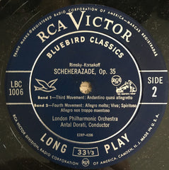 Nikolai Rimsky-Korsakov / London Philharmonic Orchestra, The, Antal Dorati - Scheherazade (Vinyl) Image