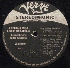 Astrud Gilberto / Walter Wanderley - A Certain Smile A Certain Sadness (Vinyl)