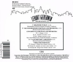 Oscar Levant, George Gershwin - Levant Plays Gershwin (CD) Image