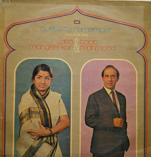 Lata Mangeshkar & Talat Mahmood - Duets To Remember (From Hindi Films) (Vinyl) Image