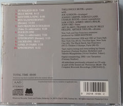 Thelonious Monk - San Francisco Holiday (CD) Image