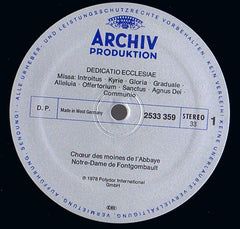 Chœur Des Moines De L'abbaye De Fontgombault - Gregorianischer Choral = Gregorian Chant = Chant Grégorian - Benediktinerabtei Notre-Dame De Fontgombault (Vinyl) Image