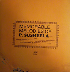 P. Susheela - Memorable Melodies Of P. Susheela (Vinyl) Image