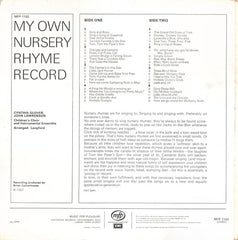 Cynthia Glover / John Lawrenson With Children's Choir (2), The - My Own Nursery Rhyme Record (Vinyl) Image