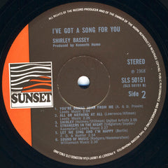 Shirley Bassey - I've Got A Song For You (Vinyl) Image