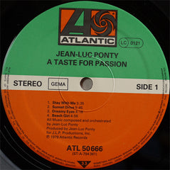 Jean-Luc Ponty - A Taste For Passion (Vinyl) Image