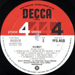 Mantovani And His Orchestra With The Mike Sammes Singers - Kismet (Vinyl) Image