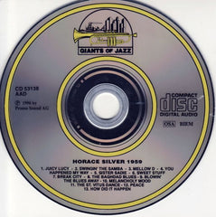 Horace Silver - The Baghdad Blues - 1959 (CD) Image