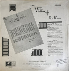 Various - The Music Movies And Memories Of Raj Kapoor (Vinyl)