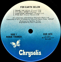 Robin Trower - For Earth Below (Vinyl)