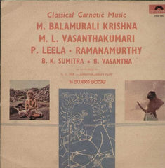 M. Balamuralikrishna, M. L. Vasanthakumari, P. Leela, Ramanamurthy, B. K. Sumitra, B. Vasantha - The Swan Song (Vinyl)