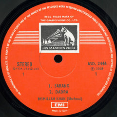 Bismillah Khan - Sarang / Dadra / Chandra Kauns / Kajaree (Vinyl) Image