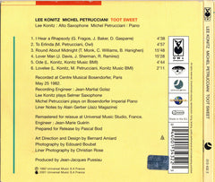 Lee Konitz / Michel Petrucciani - Toot Sweet (CD)