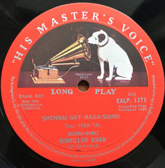 Bismillah Khan - Raga Bageshri / Raga Sohoni (Vinyl) Image