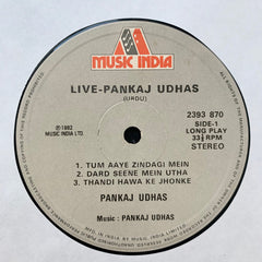 Pankaj Udhas - Live - Pankaj Udhas (Ghazals) (Vinyl) Image