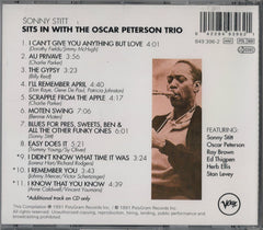 Sonny Stitt With Oscar Peterson Trio, The - Sonny Stitt Sits In With The Oscar Peterson Trio (CD) Image