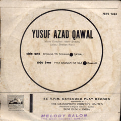 Yusuf Azad Qawwal - Yusuf Azad Qawwal - Urdu Modern Qawali (45-RPM)