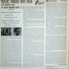 Francis Poulenc / Jacques Ibert / Eugène Bozza / Jean Françaix, Jean Casadesus / Dorian Quintet - Sextuor / 3 Pièces / Scherzo / Quintet (Vinyl) Image