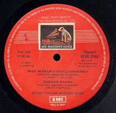 Ghulam Mustafa Khan - Khayal Saraswati / Nayaki Kanhra (Vinyl) Image