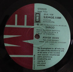 Aashish Khan - Los Angeles Concert Live - Raga : Suddha Saranga - Forty Minute Raga (Vinyl)
