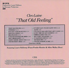 Cleo Laine - That Old Feeling (CD) Image